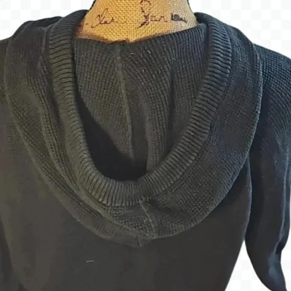 Ralph Lauren Black Preppy Womens Hoodie Size XL - Picture 4 of 7